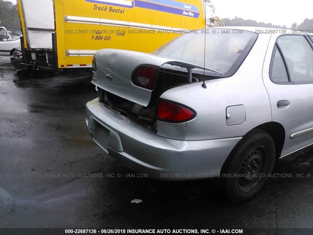 1G1JC524827258116 - 2002 CHEVROLET CAVALIER CNG SILVER photo 6