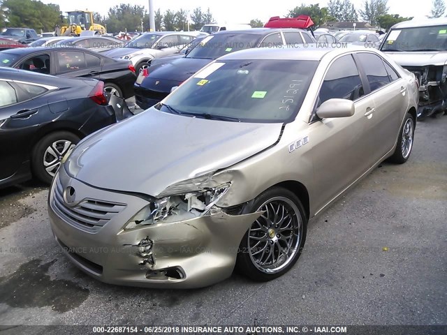 4T1BE46K48U251291 - 2008 TOYOTA CAMRY CE/LE/XLE/SE GOLD photo 2