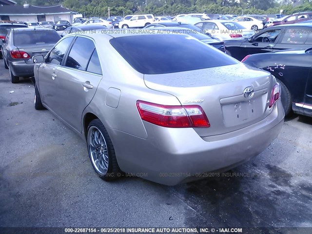 4T1BE46K48U251291 - 2008 TOYOTA CAMRY CE/LE/XLE/SE GOLD photo 3