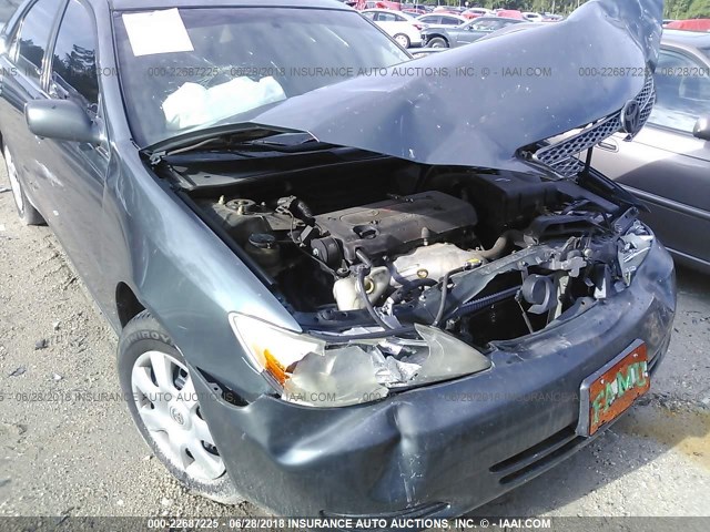 4T1BE32KX2U501611 - 2002 TOYOTA CAMRY LE/XLE/SE Yaşıl foto 6