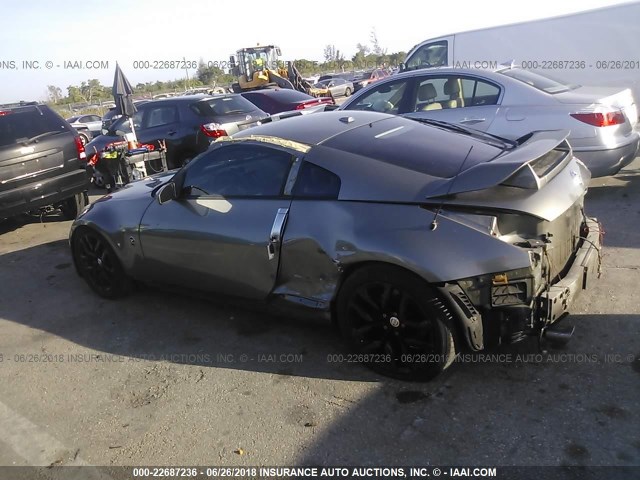 JN1AZ34D56M305460 - 2006 NISSAN 350Z COUPE GRAY photo 6