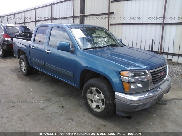 1GTD5MFE0B8105526 - 2011 GMC CANYON SLE BLUE photo 1