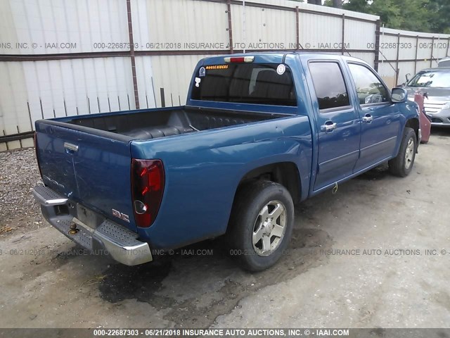 1GTD5MFE0B8105526 - 2011 GMC CANYON SLE BLUE photo 4