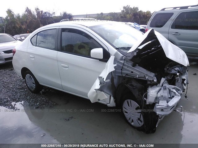 ML32F3FJ4HH003573 - 2017 MITSUBISHI MIRAGE G4 ES თეთრი ფოტო 1