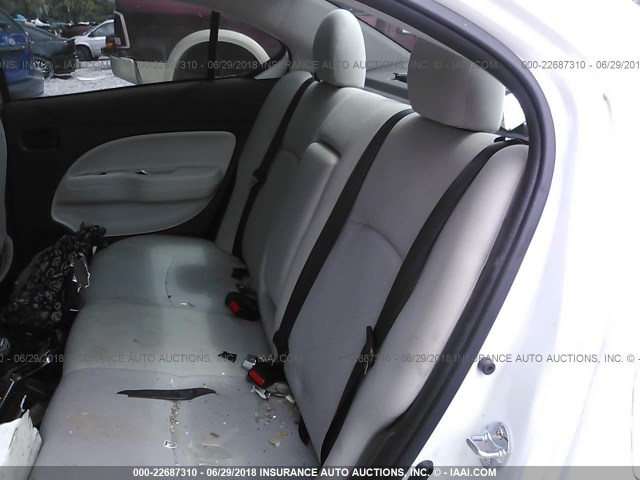 ML32F3FJ4HH003573 - 2017 MITSUBISHI MIRAGE G4 ES თეთრი ფოტო 8