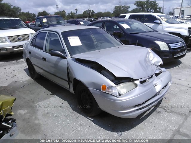 2T1BR12E5YC316038 - 2000 TOYOTA COROLLA VE/CE/LE SILVER photo 1