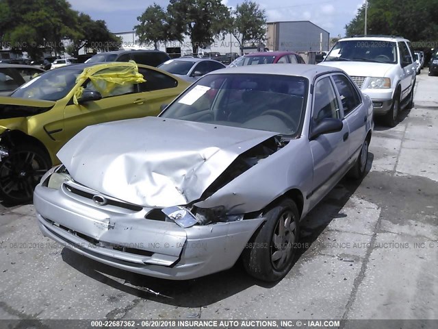 2T1BR12E5YC316038 - 2000 TOYOTA COROLLA VE/CE/LE 银色 照片 2