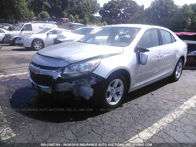 1G11C5SL7FF316073 - 2015 CHEVROLET MALIBU 1LT 银色 照片 2