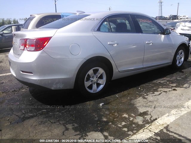 1G11C5SL7FF316073 - 2015 CHEVROLET MALIBU 1LT 银色 照片 4