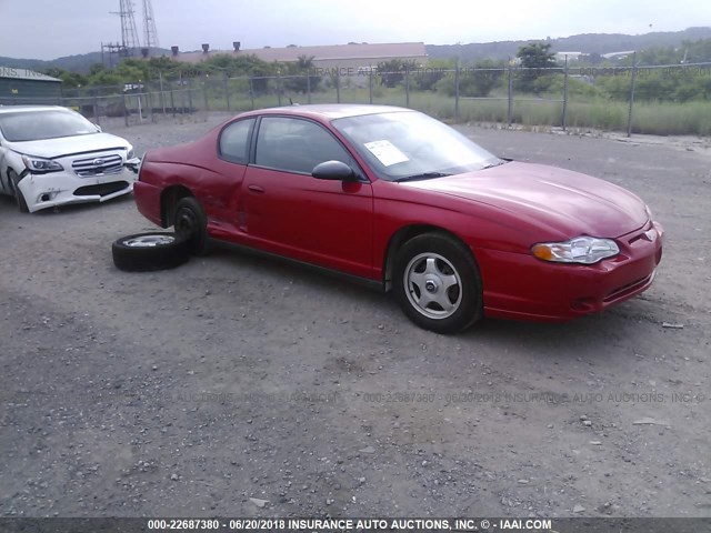 2G1WW12E759237579 - 2005 CHEVROLET MONTE CARLO LS 红色 照片 1