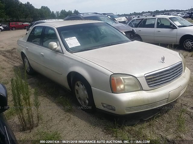 1G6KD54Y71U254599 - 2001 CADILLAC DEVILLE Champagne photo 1