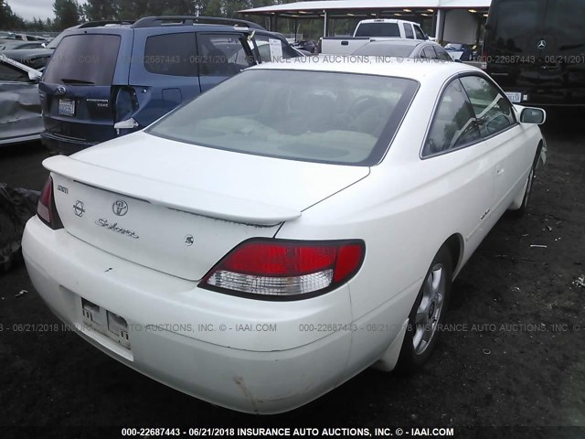 2T1CF22PXXC096821 - 1999 TOYOTA CAMRY SOLARA SE/SLE WHITE photo 4