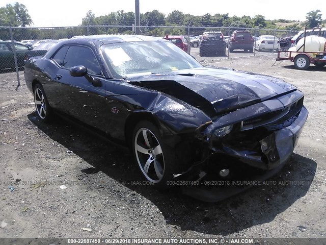 2C3CDYCJ1CH227934 - 2012 DODGE CHALLENGER SRT-8 BLACK photo 6