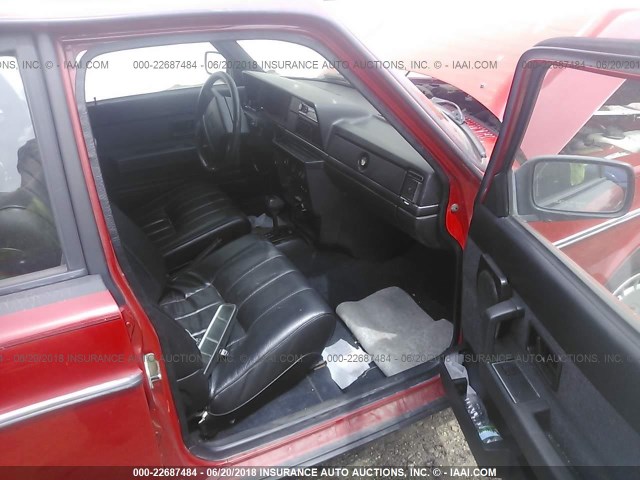 YV1AW8806P1955714 - 1993 VOLVO 240 RED photo 5