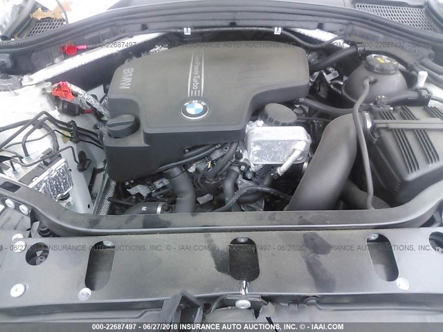 5UXXW3C52H0T78854 - 2017 BMW X4 XDRIVE28I Blanc photo 10