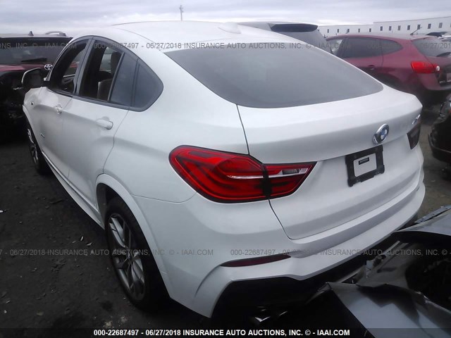 5UXXW3C52H0T78854 - 2017 BMW X4 XDRIVE28I Blanc photo 3
