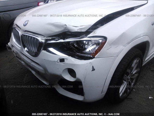 5UXXW3C52H0T78854 - 2017 BMW X4 XDRIVE28I Blanc photo 6