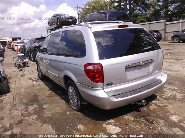2C8GP64L93R162137 - 2003 CHRYSLER TOWN & COUNTRY LIMITED SILVER photo 3