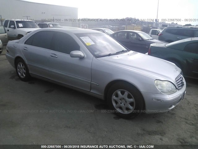 WDBNG75J21A148799 - 2001 MERCEDES-BENZ S 500 SILVER photo 1