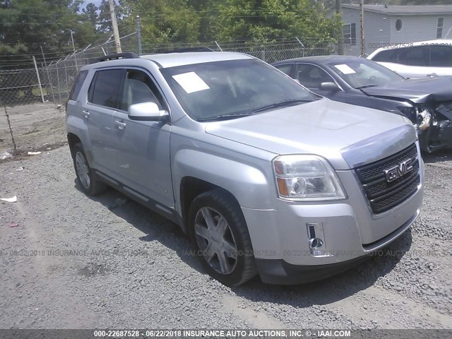 2CTALFEWXA6416419 - 2010 GMC TERRAIN SLT SILVER photo 1