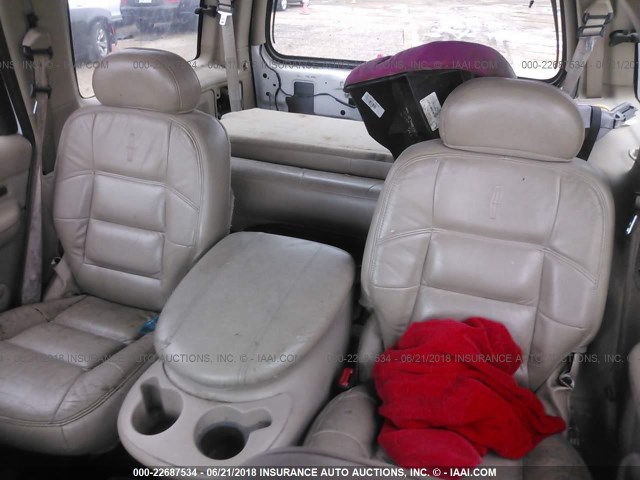 5LMEU27R21LJ25665 - 2001 LINCOLN NAVIGATOR WHITE photo 8