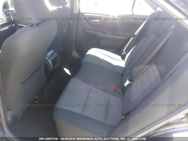 4T4BF1FK7GR541752 - 2016 TOYOTA CAMRY LE/XLE/SE/XSE BLACK photo 8