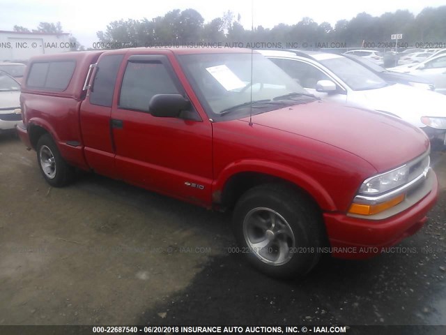 1GCCS1958Y8289315 - 2000 CHEVROLET S TRUCK S10 RED photo 1
