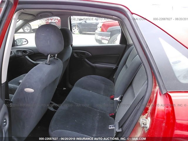 1FAHP34341W122546 - 2001 FORD FOCUS SE/SE SPORT RED photo 8