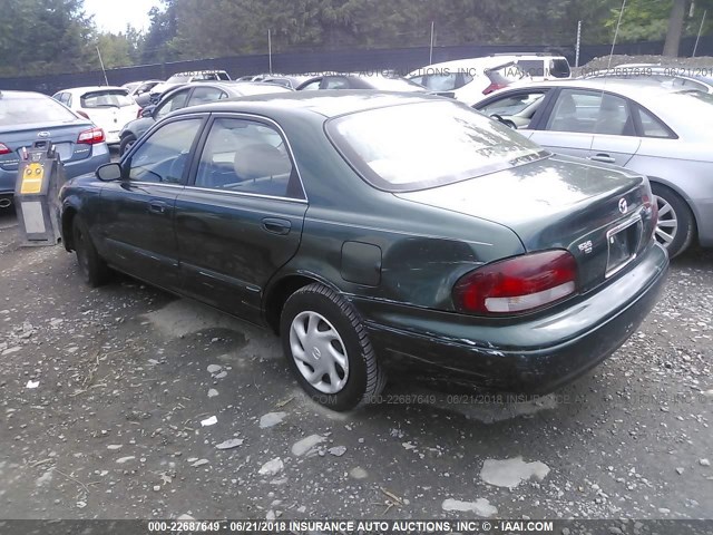 1YVGF22C2W5712032 - 1998 MAZDA 626 DX/LX GREEN photo 3