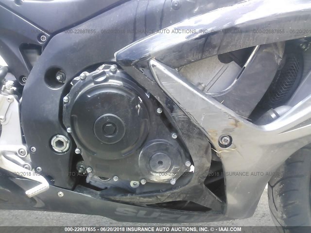 JS1GN7DA362101651 - 2006 SUZUKI GSX-R600 K6 BLACK photo 8