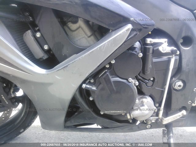 JS1GN7DA362101651 - 2006 SUZUKI GSX-R600 K6 BLACK photo 9