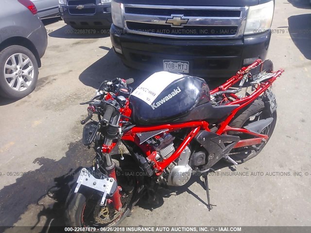 JKAEXEA196A004695 - 2006 KAWASAKI EX650 A6F RED photo 2