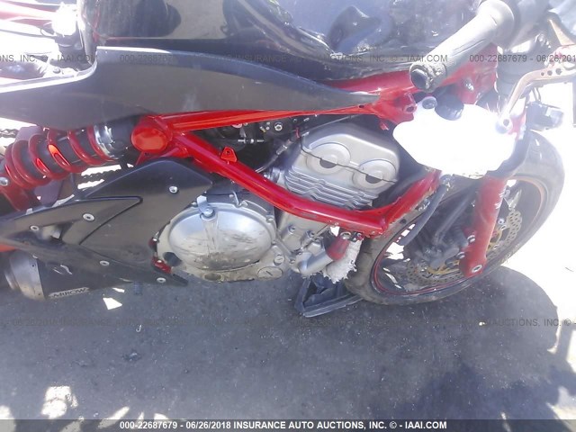 JKAEXEA196A004695 - 2006 KAWASAKI EX650 A6F RED photo 8