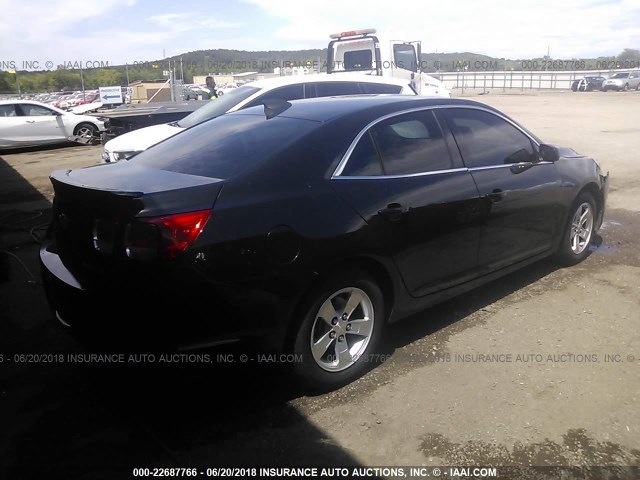 1G11B5SLXFF162932 - 2015 CHEVROLET MALIBU LS BLACK photo 4