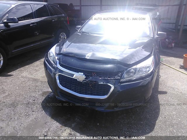 1G11B5SLXFF162932 - 2015 CHEVROLET MALIBU LS BLACK photo 6