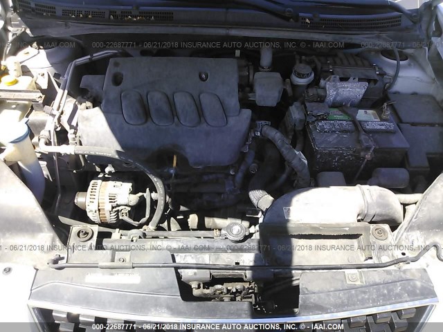 3N1AB61E69L646223 - 2009 NISSAN SENTRA 2.0/2.0S/2.0SL SILVER photo 10