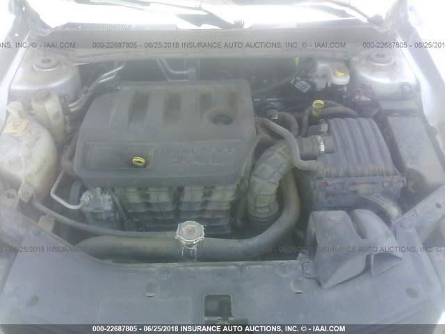 1B3CC1FB6AN210787 - 2010 DODGE AVENGER EXPRESS 银色 照片 10