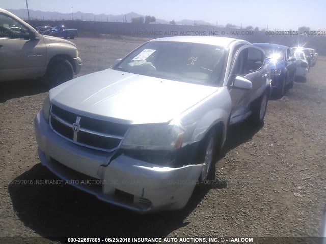 1B3CC1FB6AN210787 - 2010 DODGE AVENGER EXPRESS SILVER photo 2