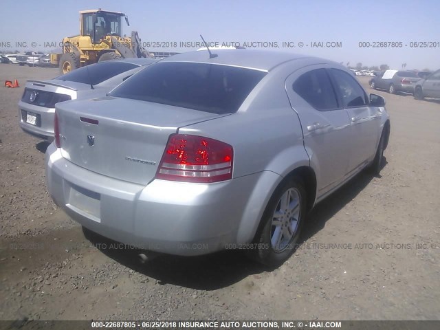 1B3CC1FB6AN210787 - 2010 DODGE AVENGER EXPRESS 银色 照片 4