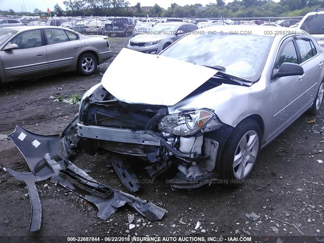 1G1ZB5E05CF139784 - 2012 CHEVROLET MALIBU LS ვერცხლისფერი ფოტო 6