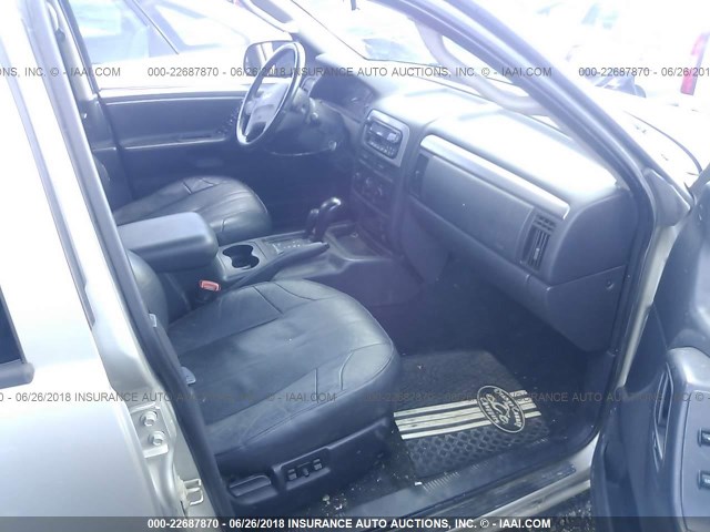 1J4GW48S24C191803 - 2004 JEEP GRAND CHEROKEE LAREDO/COLUMBIA/FREEDOM 银色 照片 5