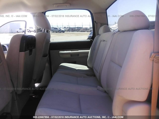 3GCEC23049G254209 - 2009 CHEVROLET SILVERADO C1500 LT WHITE photo 8