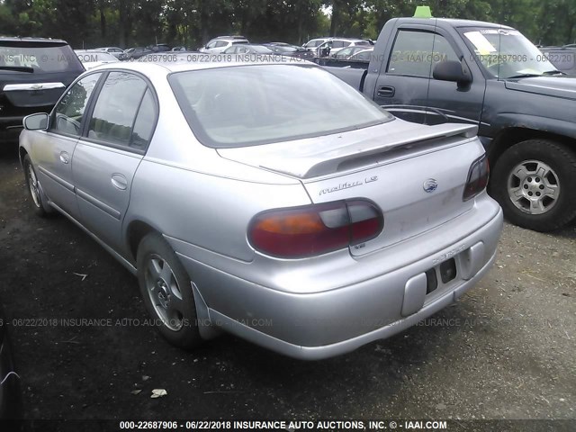 1G1NE52J52M558845 - 2002 CHEVROLET MALIBU LS SILVER photo 3