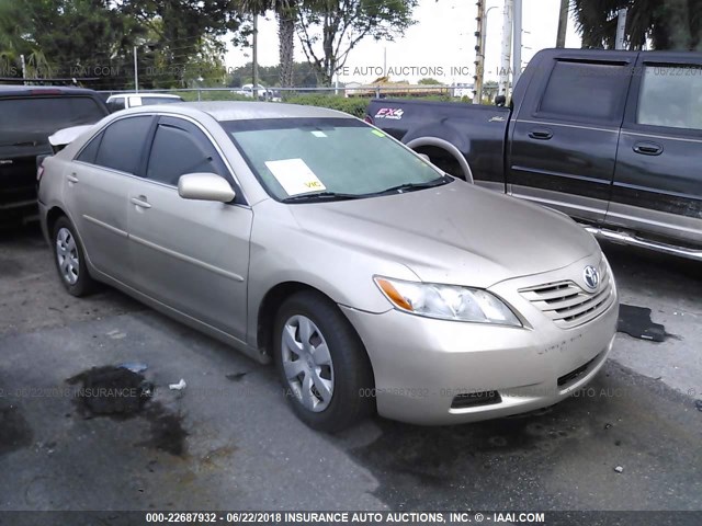 4T1BE46K78U770948 - 2008 TOYOTA CAMRY CE/LE/XLE/SE GOLD photo 1