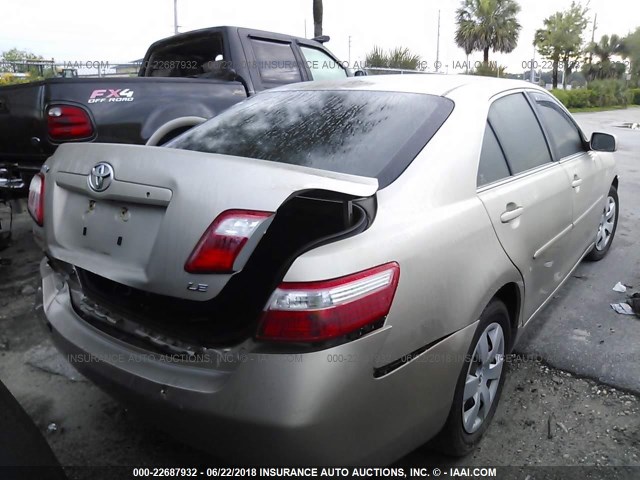 4T1BE46K78U770948 - 2008 TOYOTA CAMRY CE/LE/XLE/SE GOLD photo 6