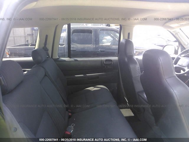 1B4HS38N52F114068 - 2002 DODGE DURANGO SPORT/SXT GRAY photo 8