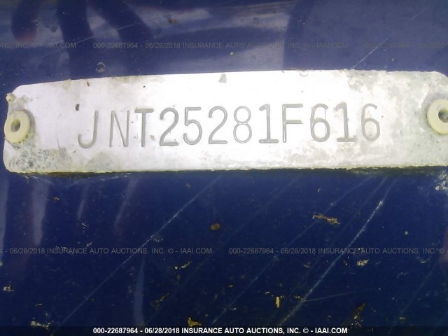 JNT25281F616 - 2016 NAUTICSTAR BOAT AND MOTOR  WHITE photo 9