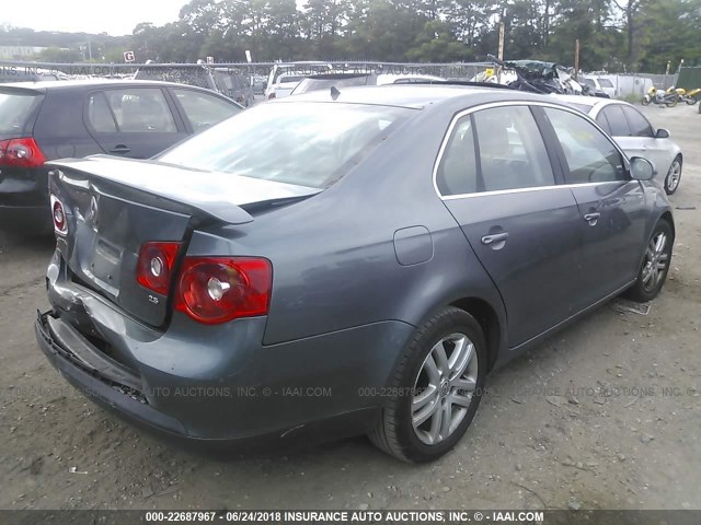 3VWEG71K17M078589 - 2007 VOLKSWAGEN JETTA WOLFSBURG 灰色 照片 4