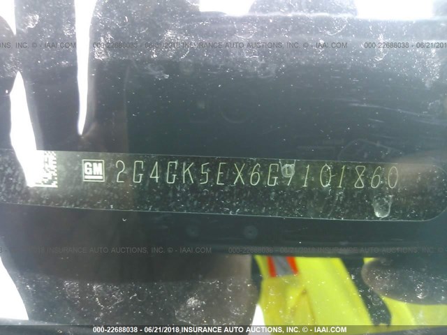 2G4GK5EX6G9101860 - 2016 BUICK REGAL WHITE photo 9