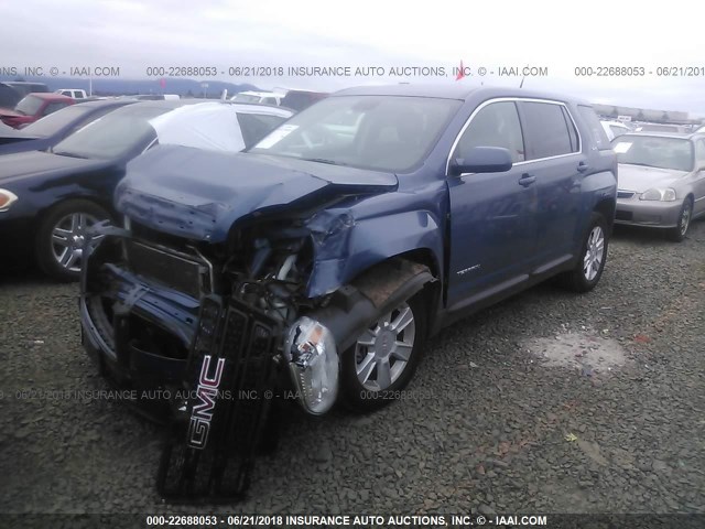 2GKFLREK4C6243391 - 2012 GMC TERRAIN SLE BLUE photo 2